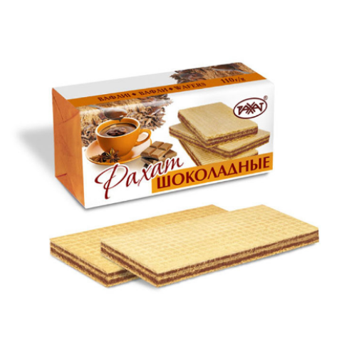 Вафли Рахат "Шоколадные" в пачке, 110 г