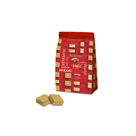 Вафли Рахат "Арахис", кубики, пп/пкт, 400г