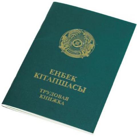Трудовая книжка, А6, зеленая
