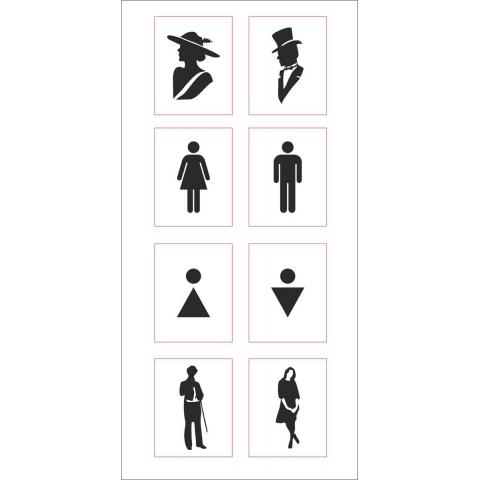 Табличка информационная 10х10 см, роумарк, золото