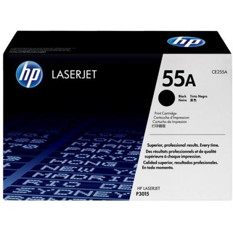 Картридж HP CE255A 55A, черный