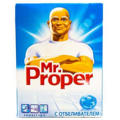 Чистящий порошок Мистер Пропер с отбеливателем, 400 г