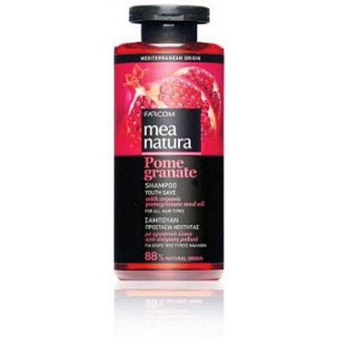 Шампунь MEA NATURA POMEGRANATE, для сухих окрашенных волос, 300 мл, Farcom