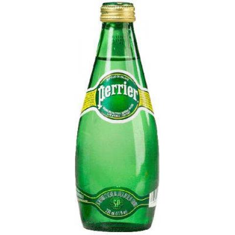 Вода минеральная Perrier Naturel, 0,33л, стекло