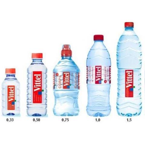 Вода минеральная Vittel без газа, 0,5л, пластик