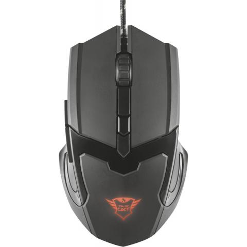 Мышь проводная TRUST GXT101, игровая, черный