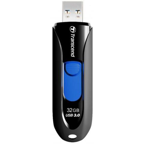 Флэш-накопитель Transcend TS32GJF790K, USB 3.0, 32 GB, черный
