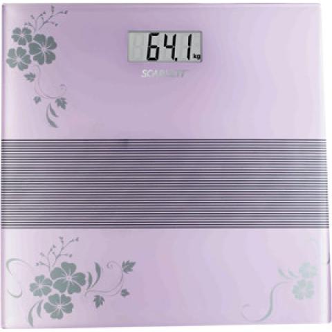 Весы напольные Scarlett SC-BS33E060, фиолетовый, до 150 кг
